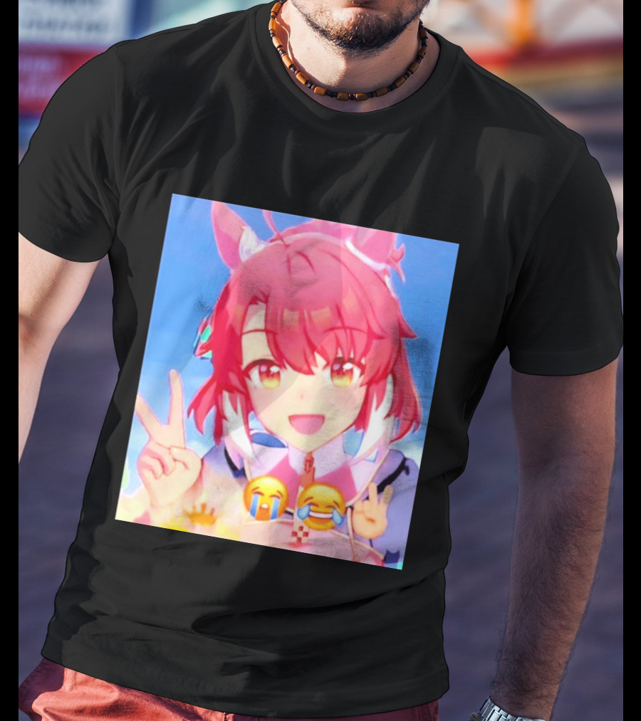 Happy Birthday Dantsu Flame 2026 Anime Character Peace Emoji T-Shirt