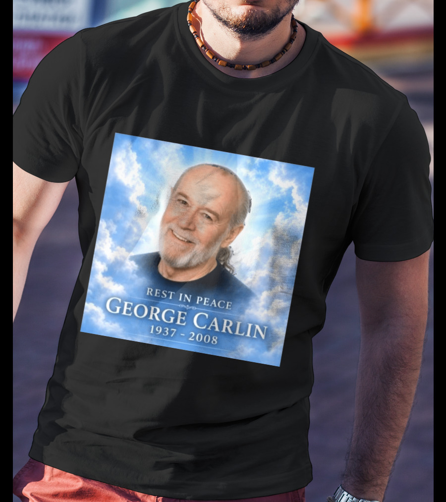 Rest In Peace George Carlin 1937 2008 Memorial T-Shirt