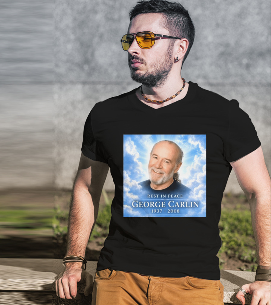 Rest In Peace George Carlin 1937 2008 Memorial T-Shirt