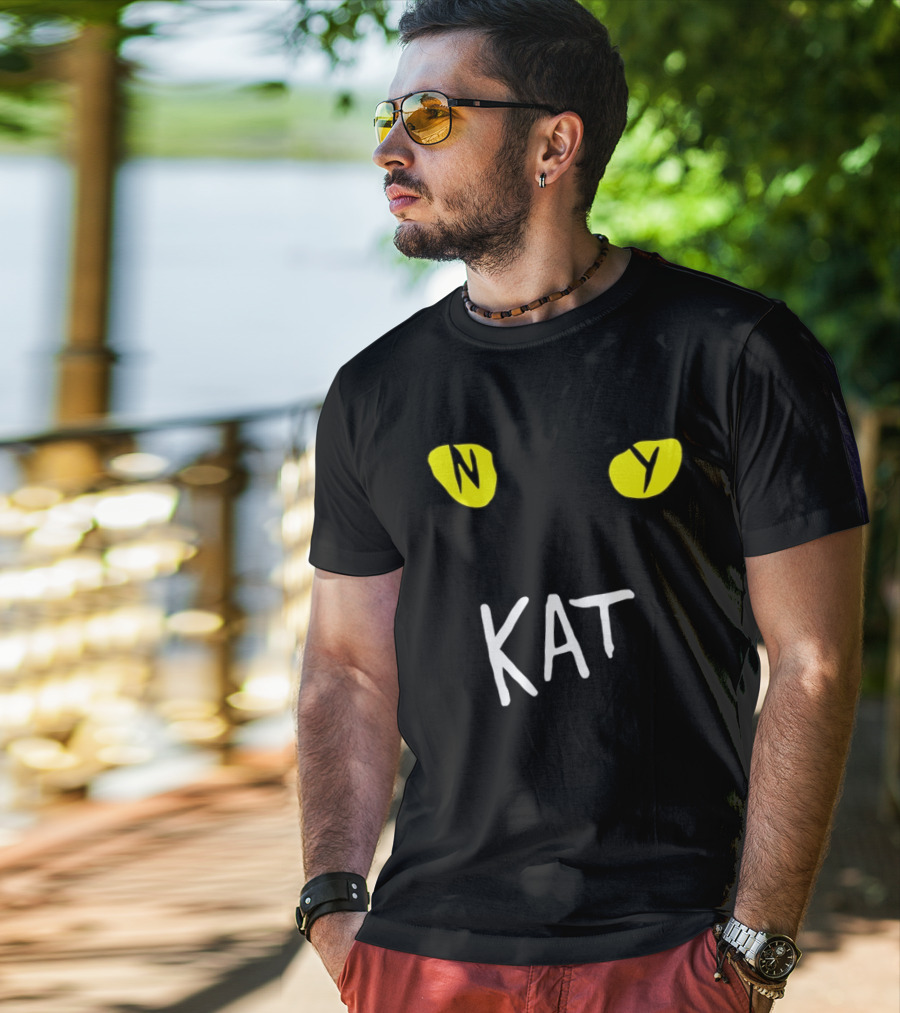 New York NY KAT Cat Eyes Karl Anthony Towns Knicks T-Shirt