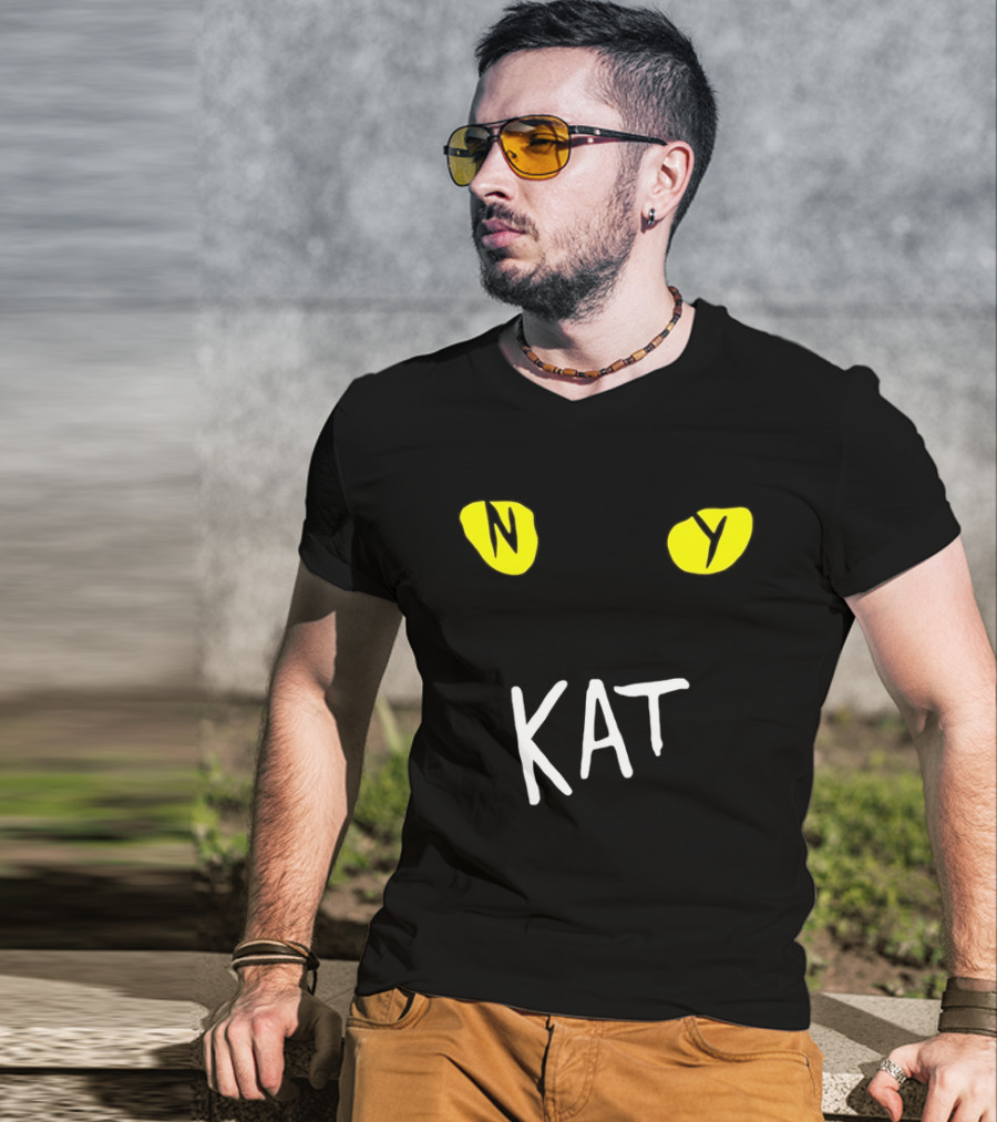 New York NY KAT Cat Eyes Karl Anthony Towns Knicks T-Shirt