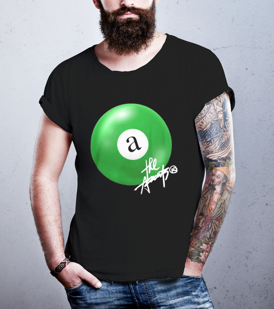 The Accents Collection Green Pool Ball Icon With Signature T-Shirt