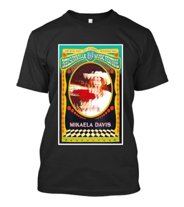 Nelsonville Music Festival 20th Anniversary Mikaela Davis June 18 21 2026 Nelsonville Ohio T-Shirt