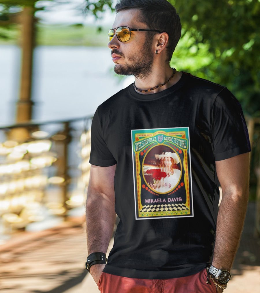 Nelsonville Music Festival 20th Anniversary Mikaela Davis June 18 21 2026 Nelsonville Ohio T-Shirt