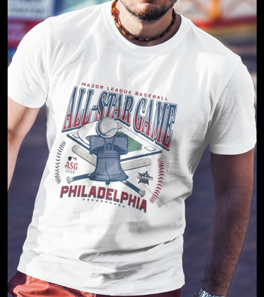 2026 Major League Baseball All Star Game Philadelphia Liberty Bell T-Shirt