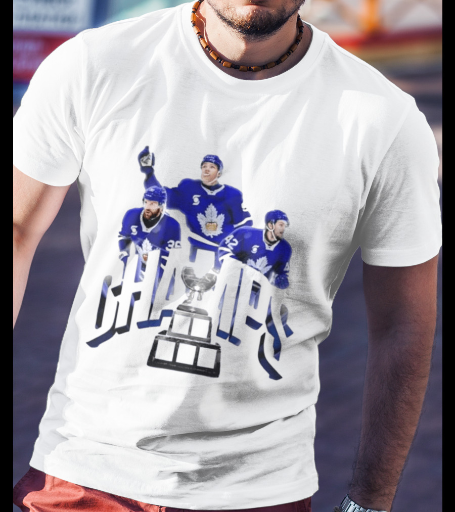 Toronto Marlies Champions Dakota Mermis Easton Cowan Landon Sim 2026 Calder Cup T-Shirt
