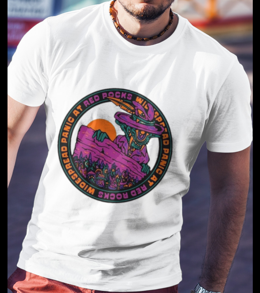 Widespread Panic At Red Rocks June 26 28 2026 Event Psychedelic Goblin T-Shirt