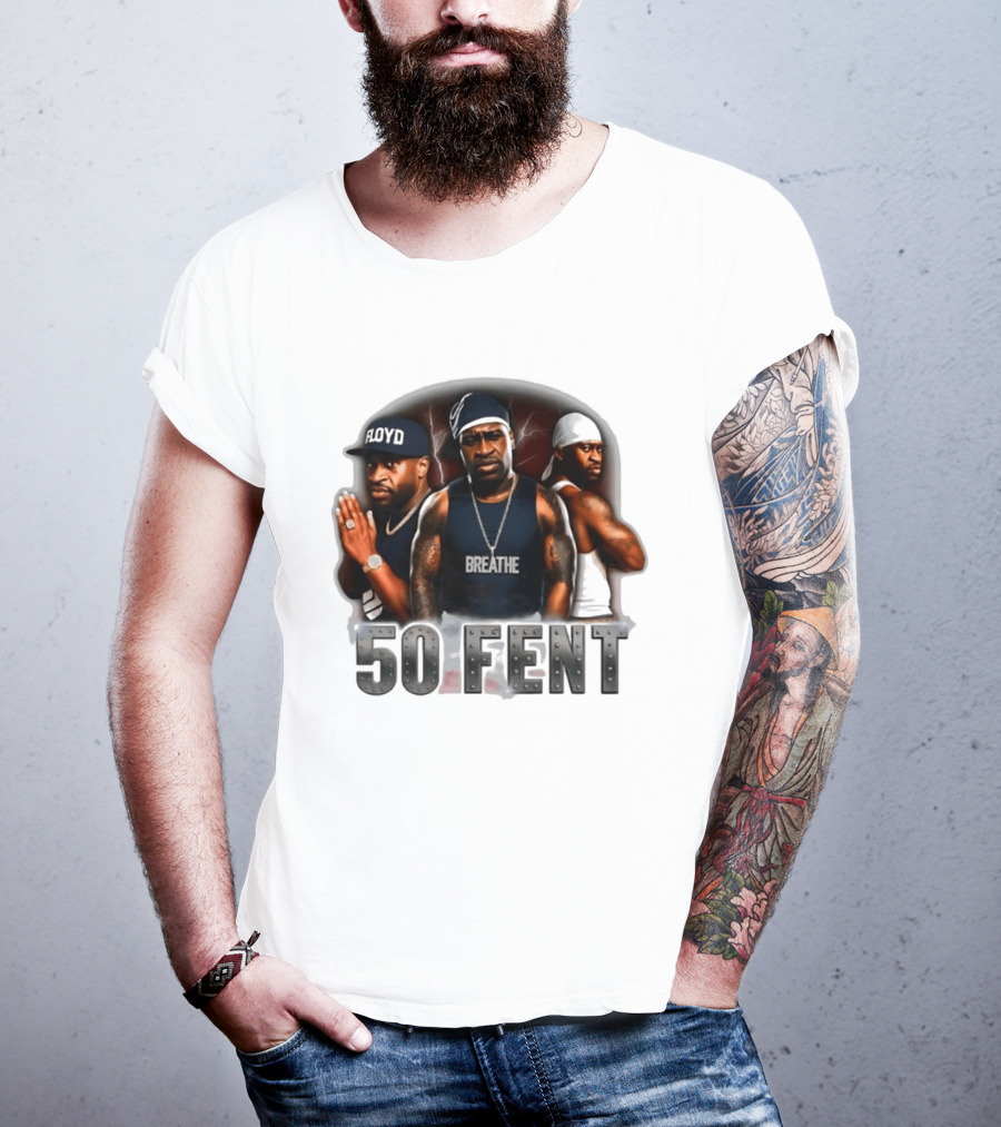 Original 50 Fent George Floyd Breathe 50 Cent T-Shirt