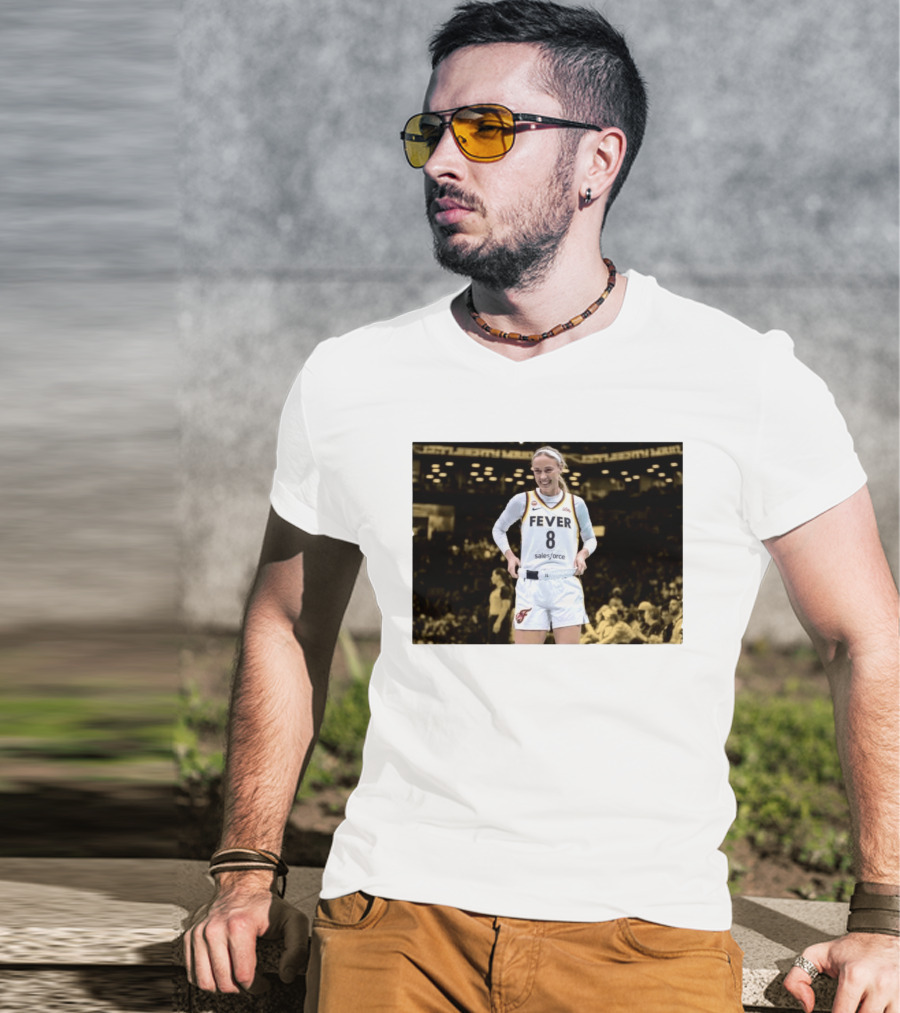 Indiana Fever Basketball Sophie's Favorite Knicks Player NBA Title Pursuit T-Shirt
