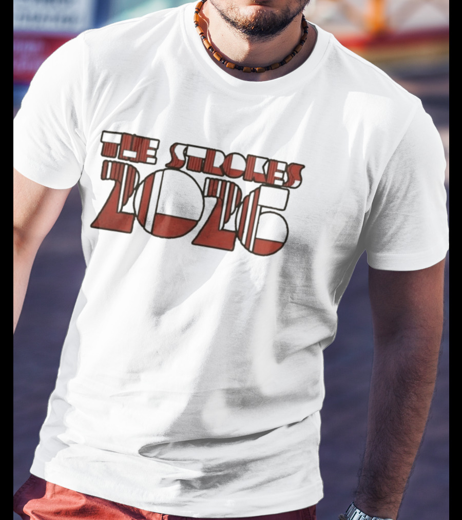 The Strokes 2026 Tour Vintage Red T-Shirt