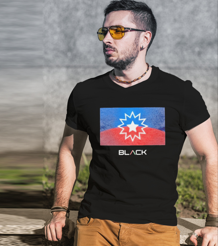 Actively Black Juneteenth Star Flag Celebration T-Shirt