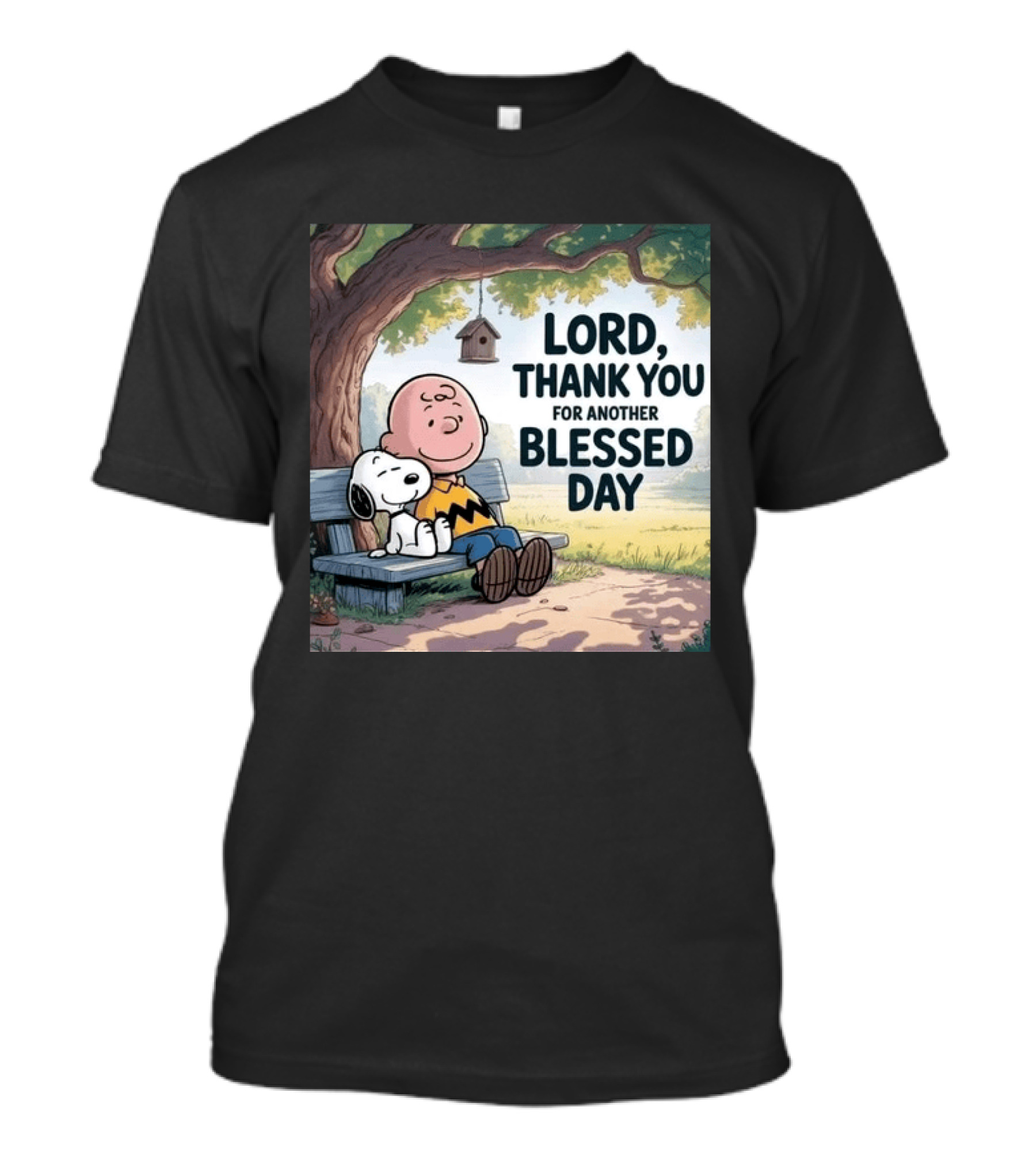 Charlie Brown Snoopy Lord Thank You For Another Blessed Day T-Shirt