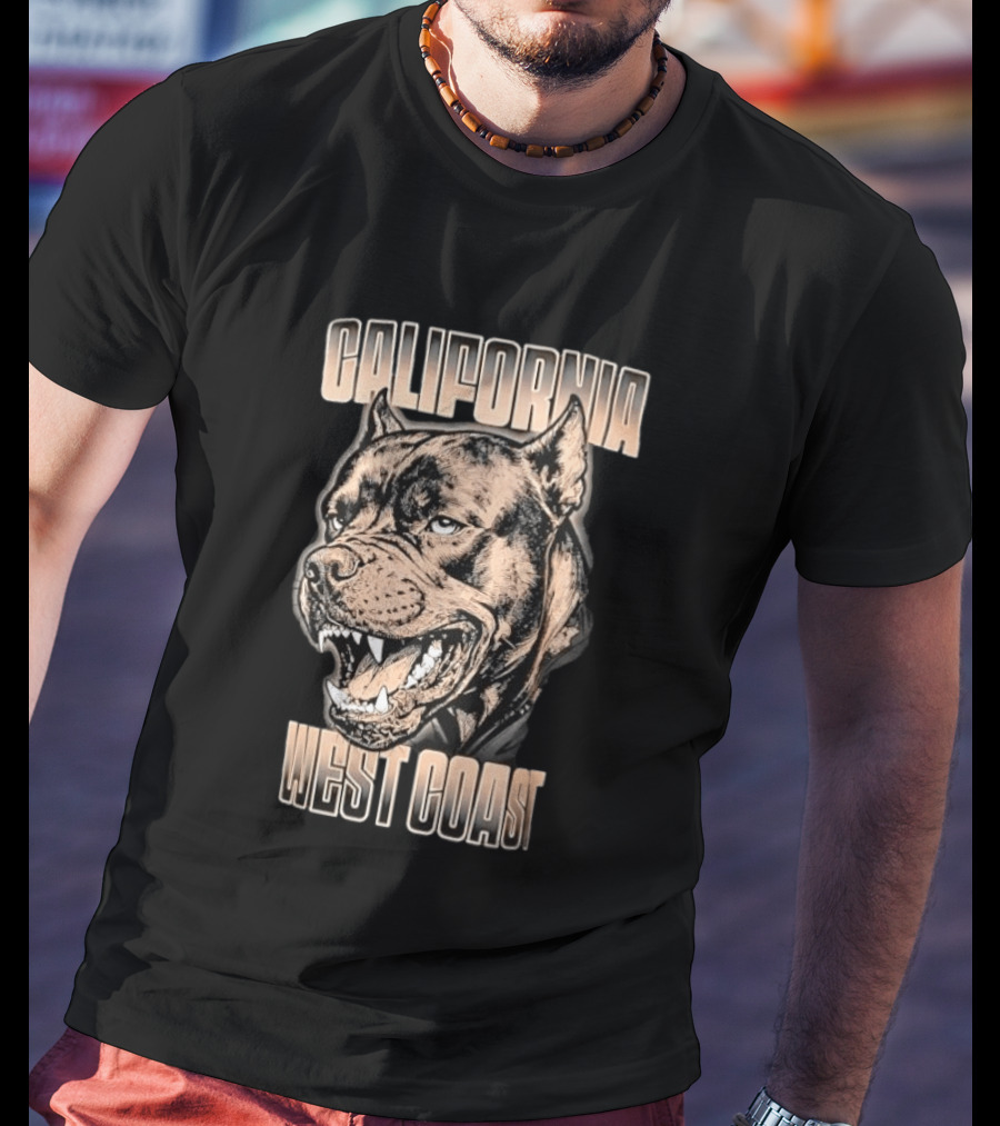California West Coast Pit Bull T-Shirt