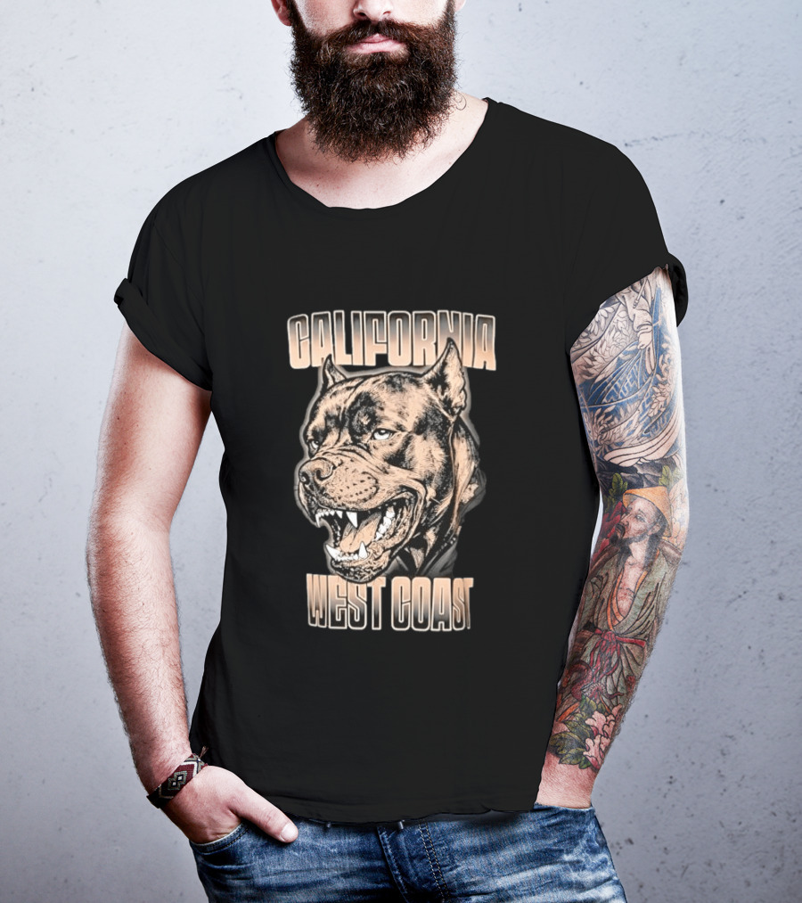 California West Coast Pit Bull T-Shirt