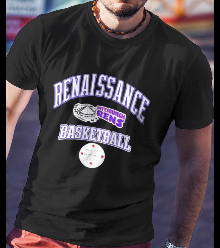 Renaissance Basketball Pittsburgh Rens American Basketball League T-Shirt