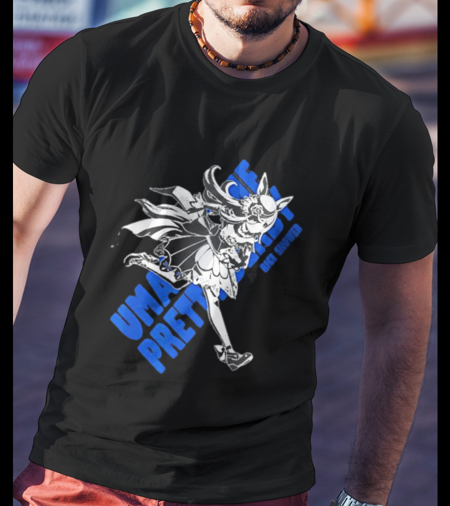 Umamusume Pretty Derby Rice Shower Character Run T-Shirt