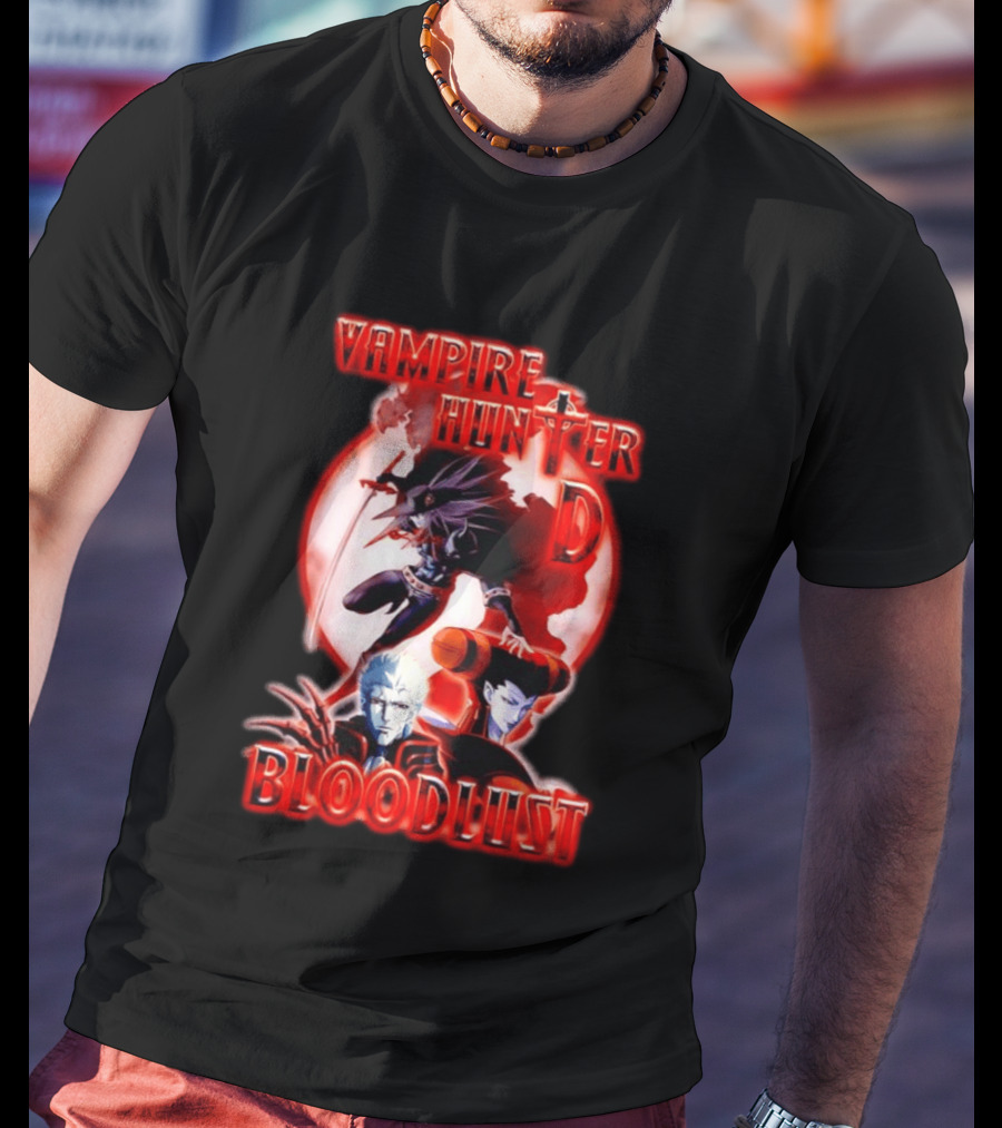Vampire Hunter D Bloodlust Anime Dark Fantasy Adventure Characters T-Shirt