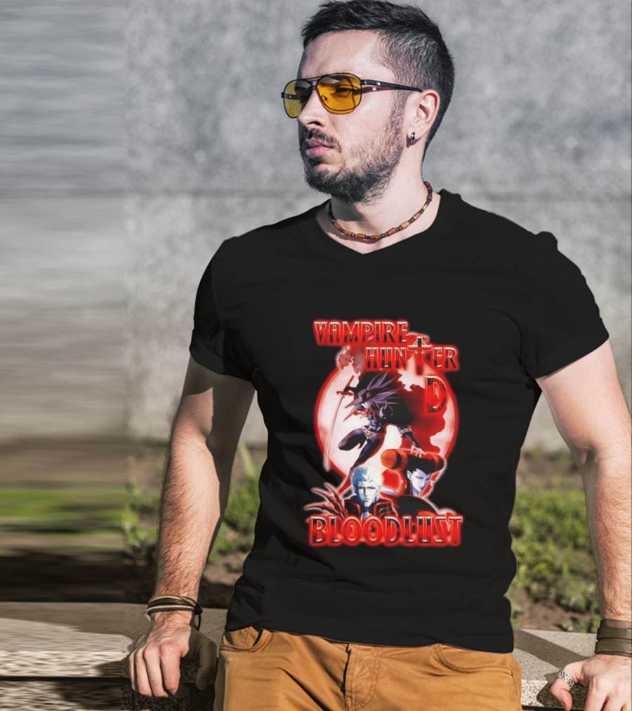 Vampire Hunter D Bloodlust Anime Dark Fantasy Adventure Characters T-Shirt