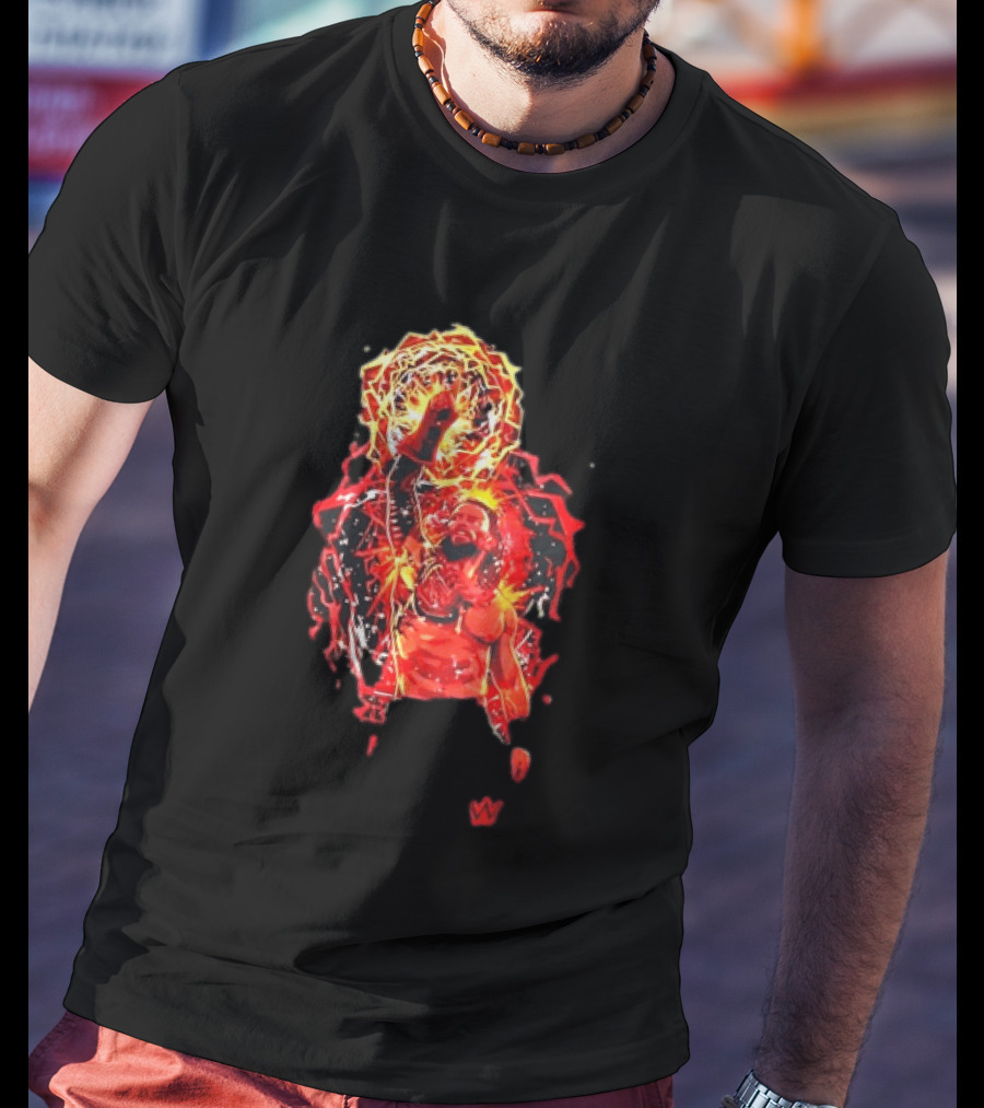 Roman Reigns Tribal Chief Fist Lightning WWE Power T-Shirt