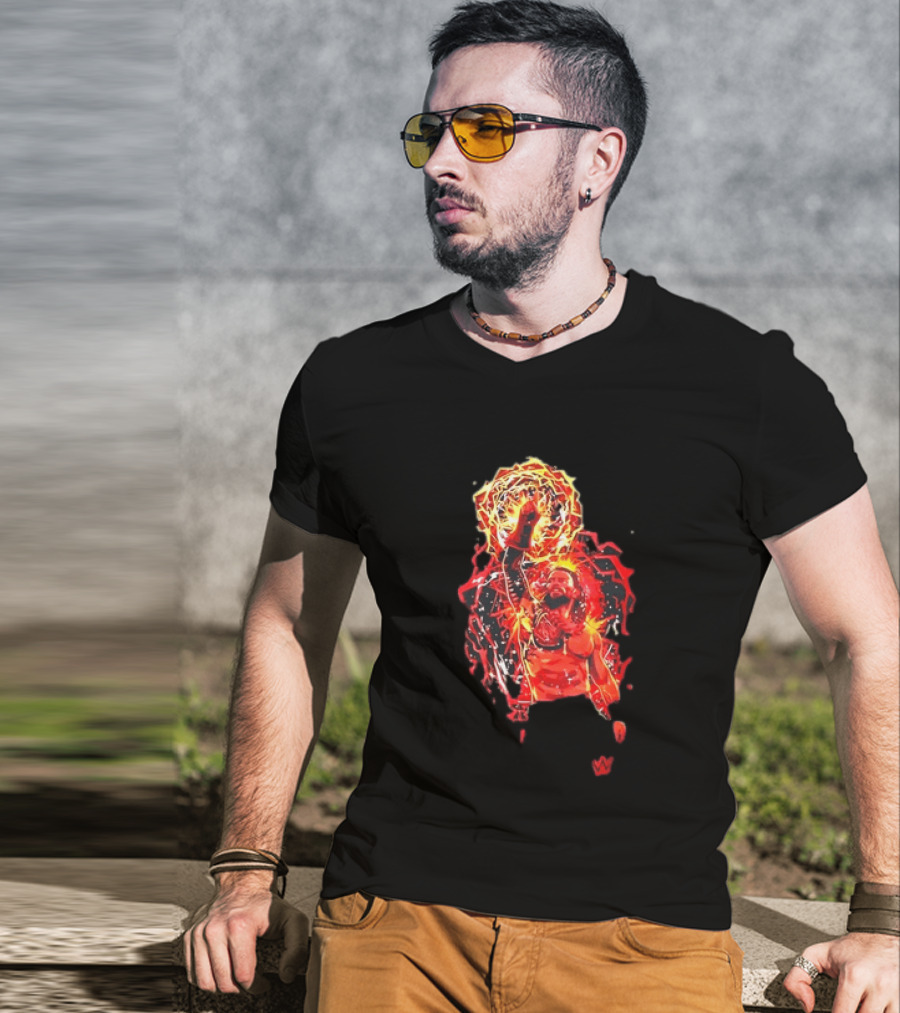 Roman Reigns Tribal Chief Fist Lightning WWE Power T-Shirt