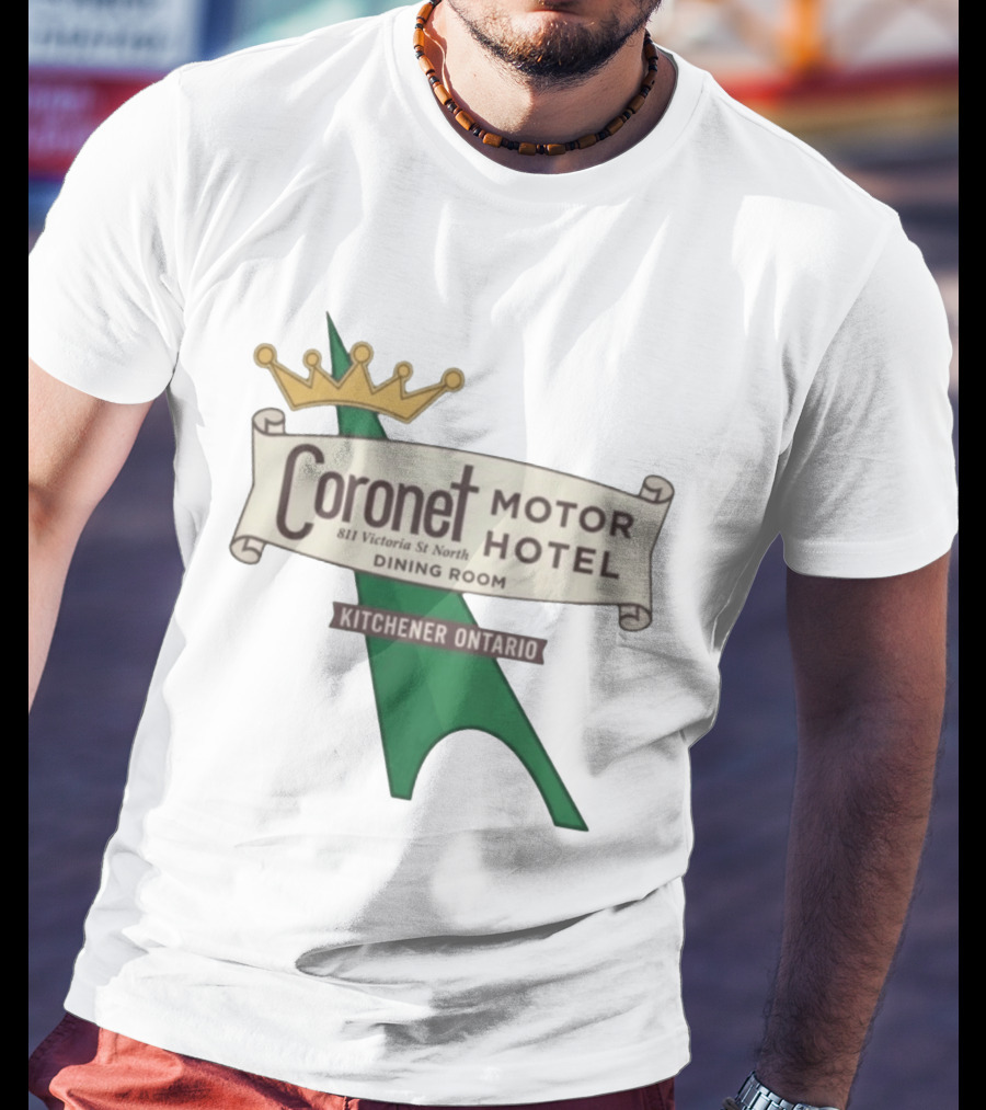 Coronet Motor Hotel 811 Victoria St North Kitchener Ontario Dining Room T-Shirt