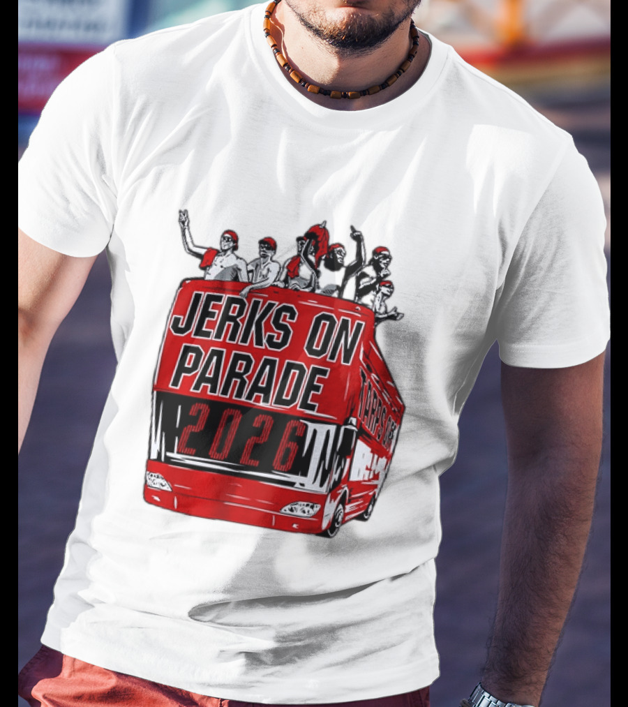 Jerks On Parade 2026 Carolina Hurricanes NHL Bus Fan Celebration T-Shirt