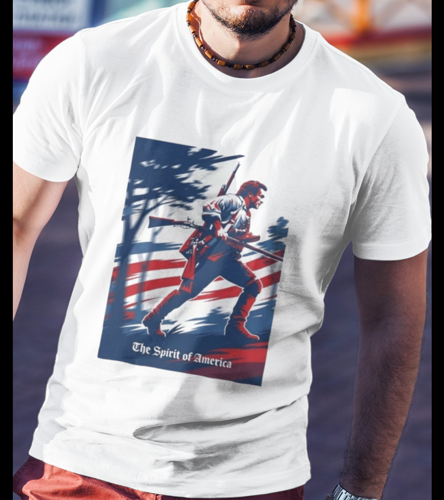 The Spirit Of America Benjamin Martin The Patriot Revolutionary T-Shirt