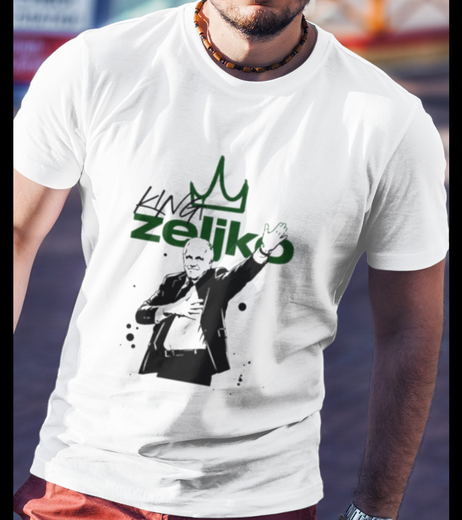 King Zeliko Regal Gesture With Crown T-Shirt