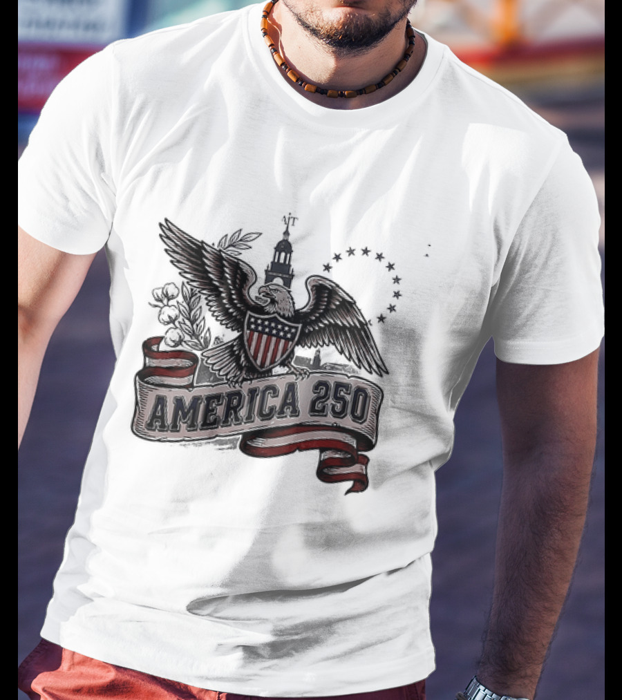 United States Eagle America 250 Est 1776 2026 Give Me Liberty Or Give Me Death T-Shirt