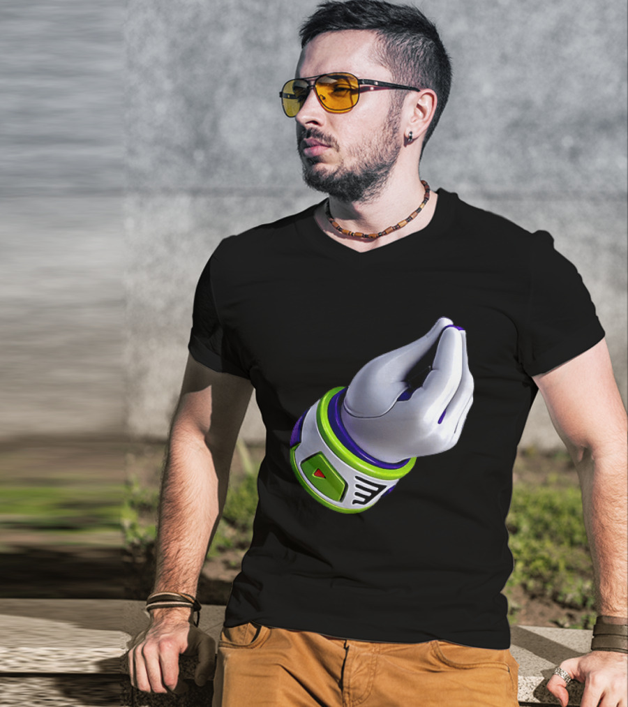 Buzz Lightyear Toy Story Ma Che Vuoi Hand Gesture T-Shirt