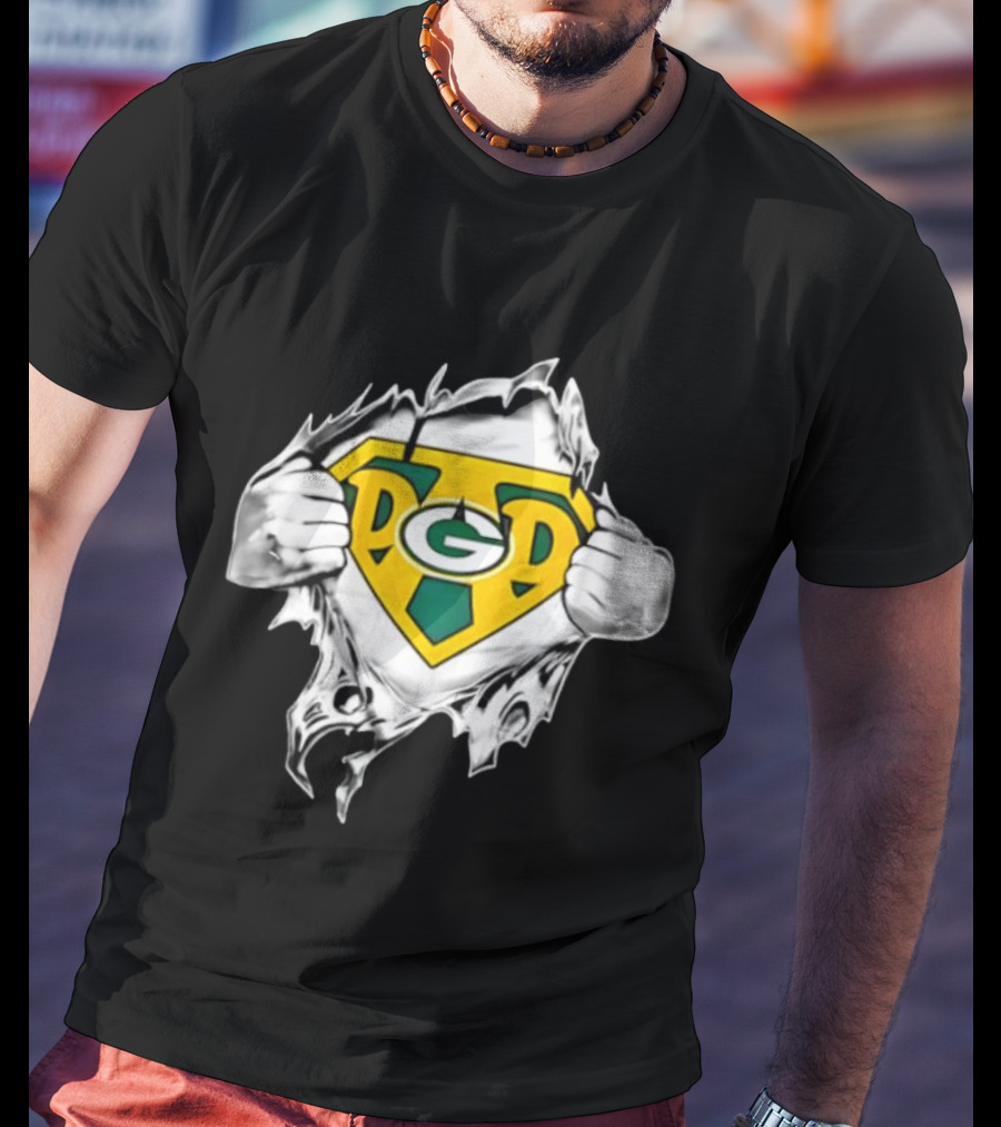 Green Bay Packers Super Dad PGD Father's Day T-Shirt