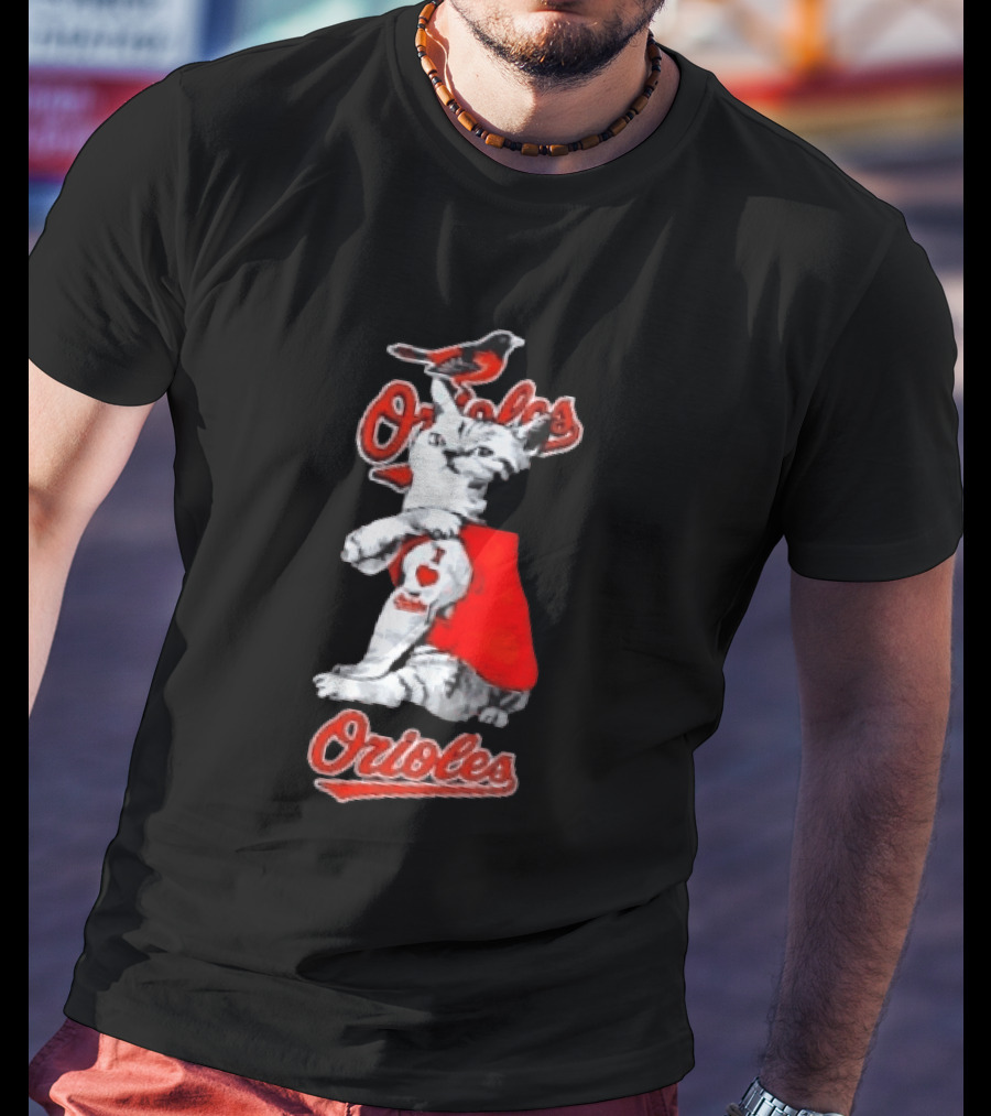 Orioles Cat Baltimore Baseball Orioles T-Shirt