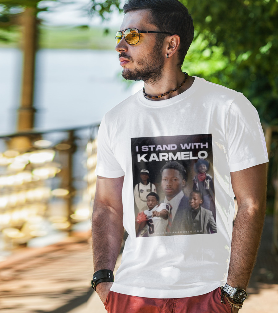 I Stand With Karmelo 2026 Team Support Faces T-Shirt