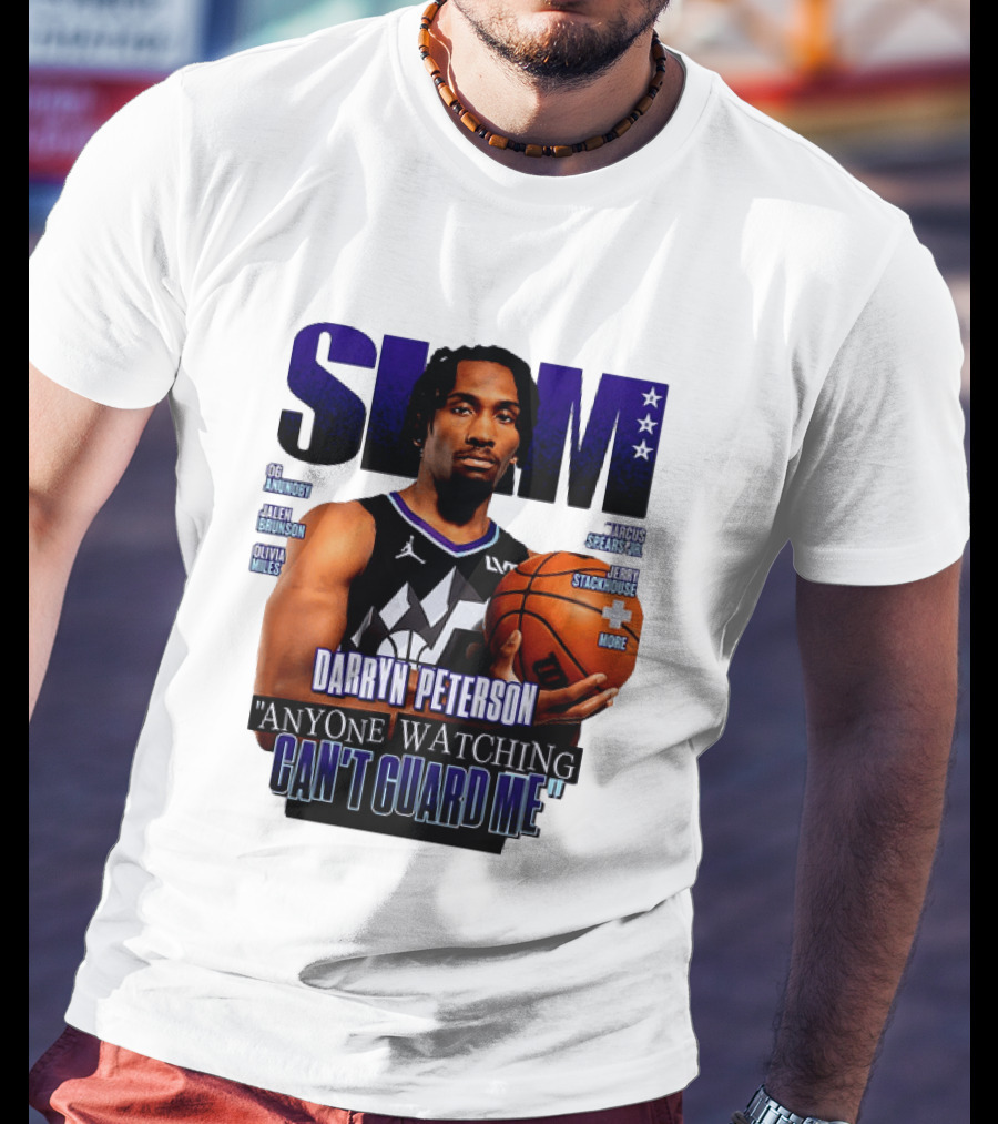 Darryn Peterson SLAM Utah Jazz Basketball Anyone Ing Can't Guard Me T-Shirt
