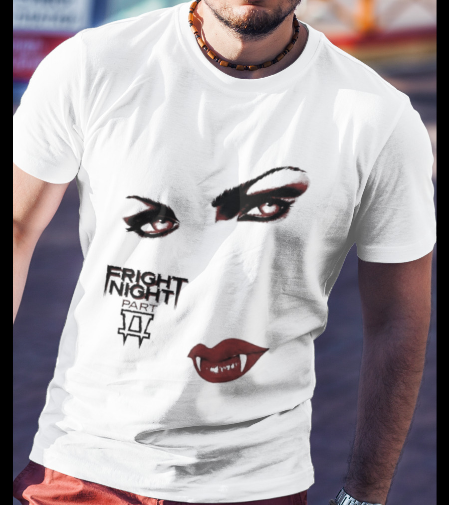 Fright Night Part 2 Vampire Eyes Fangs Horror Movie T-Shirt