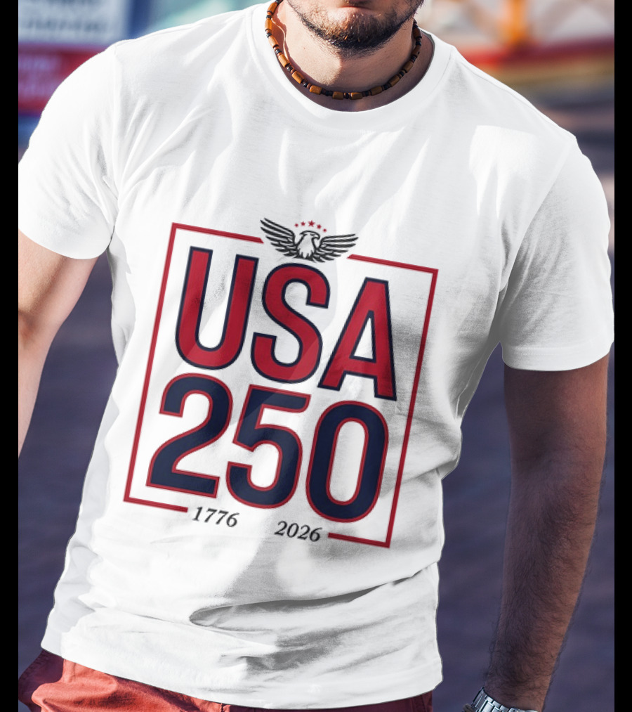 USA 250 Semiquincentennial Eagle 1776 2026 Anniversary T-Shirt