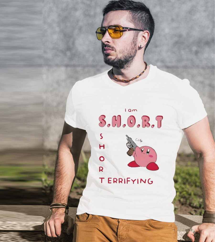 Kirby S H O R Short Terrifying I Am T-Shirt