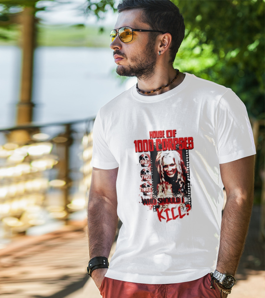 House Of 1000 Corpses One Two Three Who Should I Kill T-Shirt