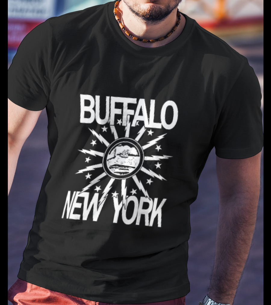 Buffalo New York Stars And Sunburst T-Shirt