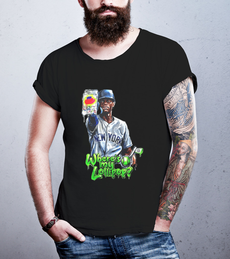 New York Mets Curtis Granderson Where's My Lollipop T-Shirt