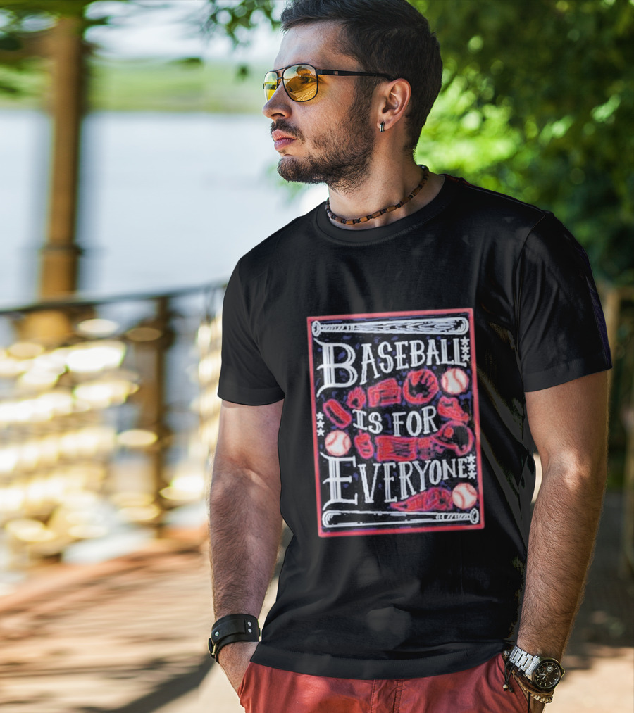Detroit Tigers 2026 Baseball Is For Everyone Inclusivity And Diversity T-Shirt