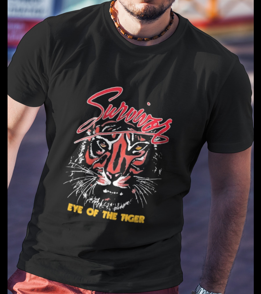 Survivor Eye Of The Tiger Tiger Face T-Shirt
