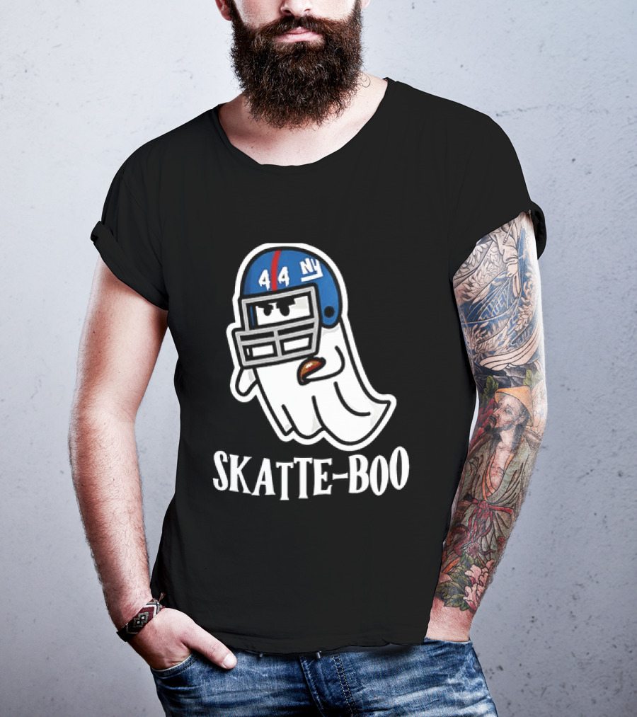 Ghost Skatte Boo Cam New York Giants Football 2025 Skatte Boo T-Shirt
