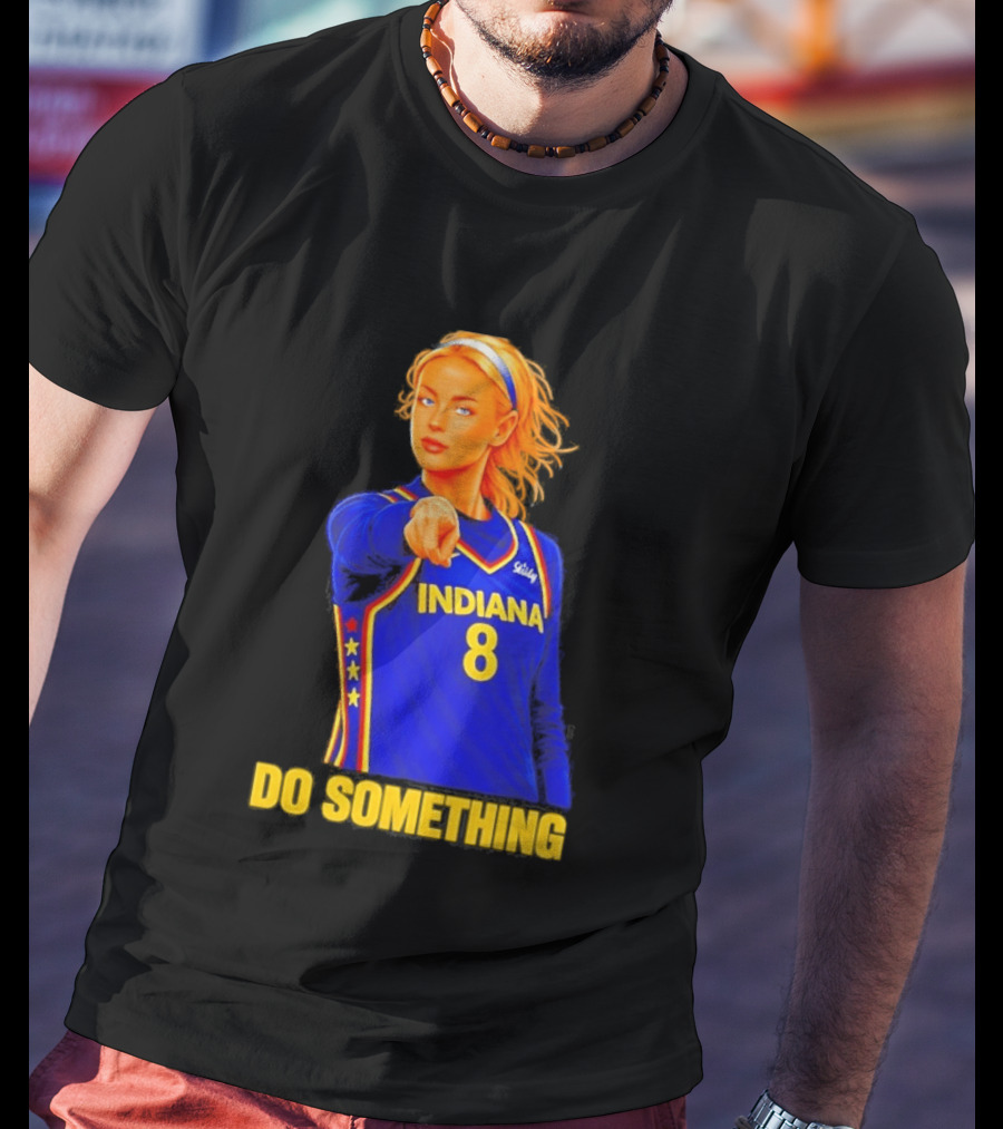 Sophie Cunningham Indiana Fever 8 Do Something T-Shirt