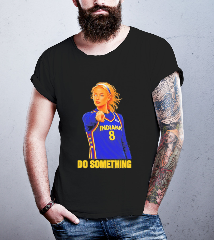 Sophie Cunningham Indiana Fever 8 Do Something T-Shirt