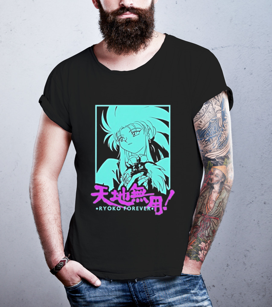 Tenchi Muyo Ryoko Forever Anime Character Illustration Gaming T-Shirt