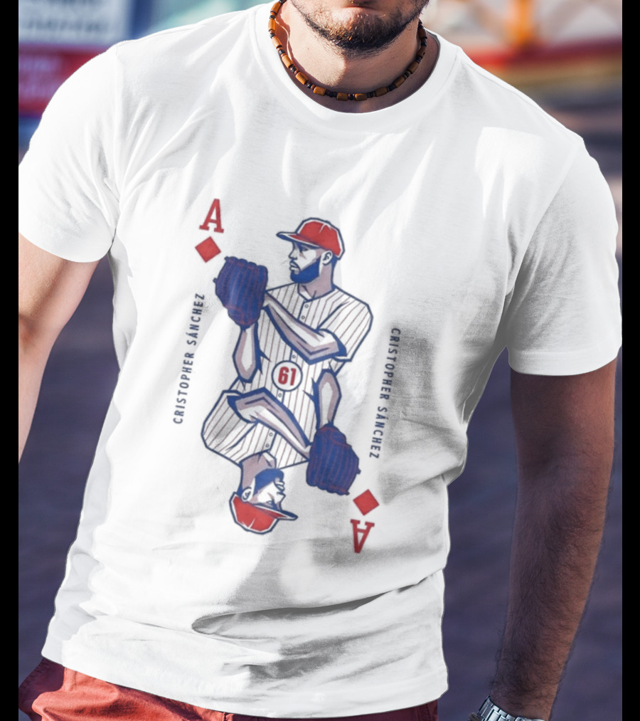Cristopher Sánchez Ace Of Diamonds Baseball Player T-Shirt