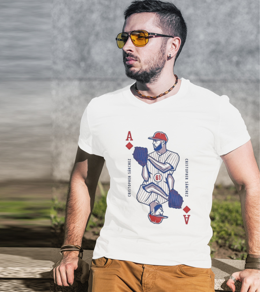 Cristopher Sánchez Ace Of Diamonds Baseball Player T-Shirt