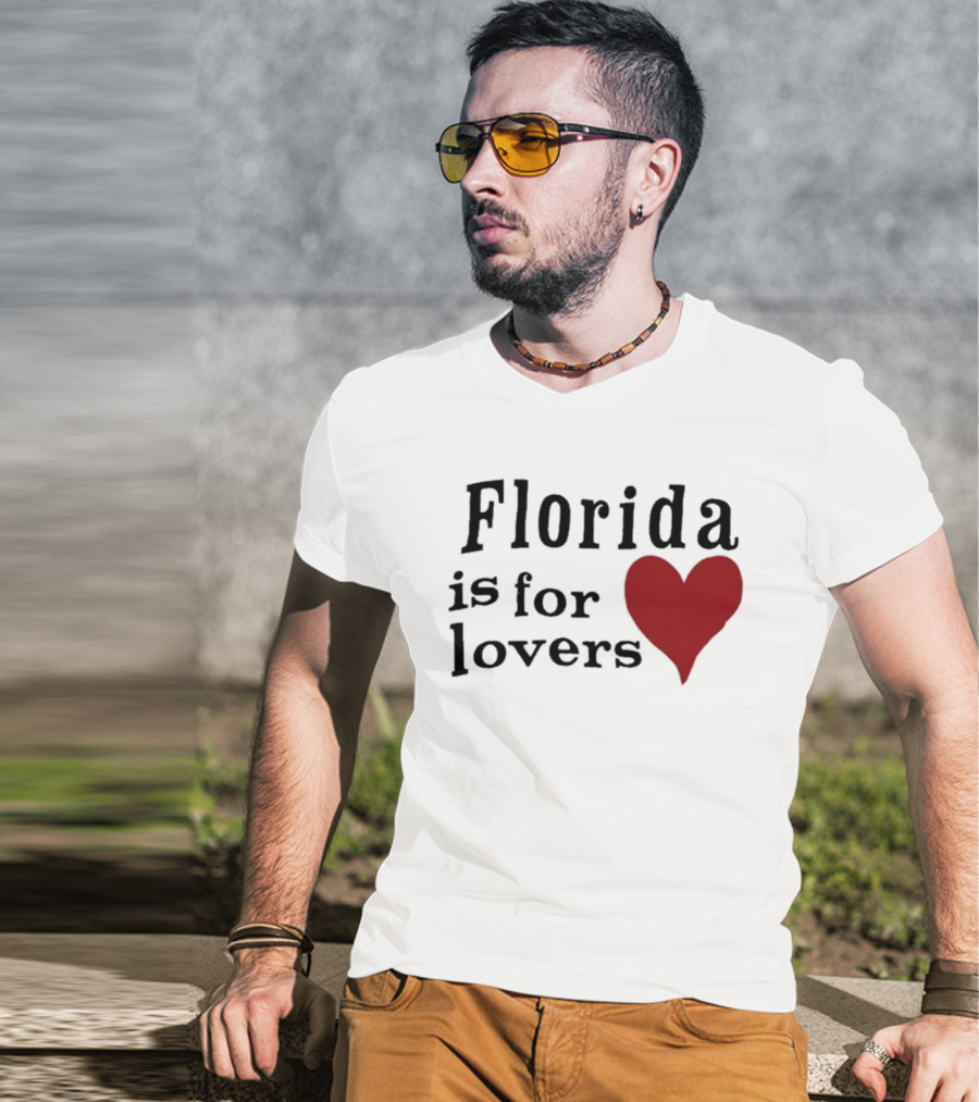 Florida Is For Lovers Heart T-Shirt