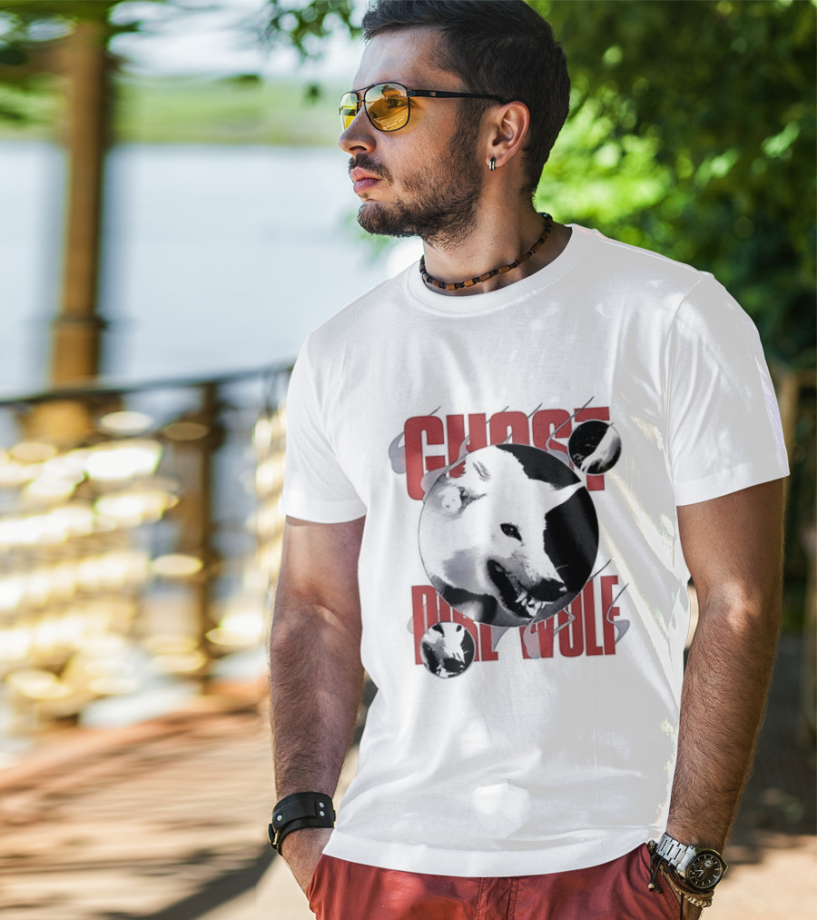 Ghost Dire Wolf Game Of Thrones Fan T-Shirt